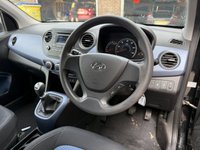 USED 2014 14 HYUNDAI I10 1.2 SE Hatchback 5 Door Petrol Manual Black 1 Former Keeper Low Tax USB+AUX+ISOFIX+2 KEYS