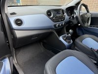 USED 2014 14 HYUNDAI I10 1.2 SE Hatchback 5 Door Petrol Manual Black 1 Former Keeper Low Tax USB+AUX+ISOFIX+2 KEYS
