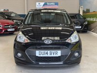 USED 2014 14 HYUNDAI I10 1.2 SE Hatchback 5 Door Petrol Manual Black 1 Former Keeper Low Tax USB+AUX+ISOFIX+2 KEYS