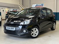 USED 2014 14 HYUNDAI I10 1.2 SE Hatchback 5 Door Petrol Manual Black 1 Former Keeper Low Tax USB+AUX+ISOFIX+2 KEYS
