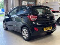 USED 2014 14 HYUNDAI I10 1.2 SE Hatchback 5 Door Petrol Manual Black 1 Former Keeper Low Tax USB+AUX+ISOFIX+2 KEYS