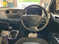 USED 2014 14 HYUNDAI I10 1.2 SE Hatchback 5 Door Petrol Manual Black 1 Former Keeper Low Tax USB+AUX+ISOFIX+2 KEYS