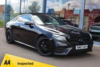 USED 2017 67 MERCEDES-BENZ E-CLASS 2.0 E220d AMG Line (Premium Plus) Coupe 2dr Diesel G-Tronic+ Euro 6 (s/s) (194 ps) - EURO 6 - ULEZ, COMAND NAV, APPLE/ANDROID CARPLAY, HTD/LEATHER/ALCANTARA, LEDS, 19" ALLOYS, R/CAM, CRUISE, DAB, BLUETOOTH & BURMESTER S/S