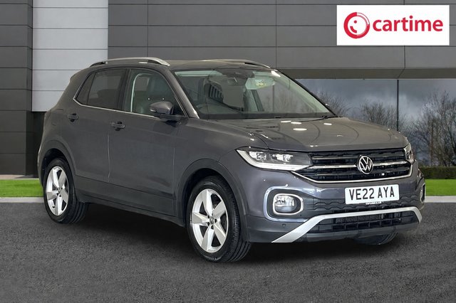 View our Volkswagen T-Cross 1.0 TSI SEL SUV 5dr Petrol Manual Euro 6 (s/s) (110 ps) Front / Rear Parking Sensors, Discover Navigation, 17In Alloys, Electrically Foldable Door Mirrors, Heated Rear Windscreen