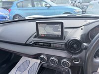 USED 2016 66 MAZDA MX-5 White 1.5 SKYACTIV-G convertible, 54,000 miles, Euro 6, Sat nav, Leather, Electric roof, 6-Speed manual, 16in Alloys, 7in Touchscreen ULEZ compliant. This stunning 2016 Mazda MX-5 1.5 SKYACTIV-G Icon Convertible is a fantastic example of one of the most iconic and enjoyable sports cars on the road today. Having had just two owners from new, this MX-5 has been well cared for throughout its life and offers the perfect combination of style, reliability, performance, and economy. Powered by Mazda's renowned 1.5 litre SKYACTIV-G petrol engine and paired with a smooth manual gearbox, it delivers an engaging driving experience with precise handling,