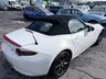 USED 2016 66 MAZDA MX-5 White 1.5 SKYACTIV-G convertible, 54,000 miles, Euro 6, Sat nav, Leather, Electric roof, 6-Speed manual, 16in Alloys, 7in Touchscreen ULEZ compliant. This stunning 2016 Mazda MX-5 1.5 SKYACTIV-G Icon Convertible is a fantastic example of one of the most iconic and enjoyable sports cars on the road today. Having had just two owners from new, this MX-5 has been well cared for throughout its life and offers the perfect combination of style, reliability, performance, and economy. Powered by Mazda's renowned 1.5 litre SKYACTIV-G petrol engine and paired with a smooth manual gearbox, it delivers an engaging driving experience with precise handling,