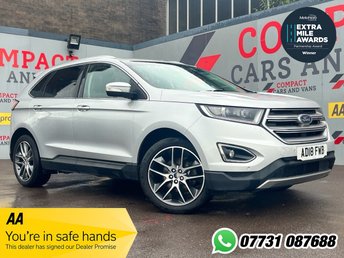 2018 FORD EDGE 2.0 TDCi Titanium SUV 5dr Diesel Manual AWD Euro 6 (s/s) (180 ps) &pound;12995.00