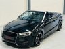 USED 2016 16 AUDI A3 CABRIOLET 1.6 TDI S line Convertible 2dr Diesel Manual Euro 6 (s/s) (Nav) (110 ps) Mythos Black | RS Style Wheels | Heated Seats | Cambelt & Clutch Replaced | ULEZ OK | Low Road Tax