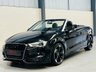USED 2016 16 AUDI A3 CABRIOLET 1.6 TDI S line Convertible 2dr Diesel Manual Euro 6 (s/s) (Nav) (110 ps) Mythos Black | RS Style Wheels | Heated Seats | Cambelt & Clutch Replaced | ULEZ OK | Low Road Tax