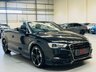 USED 2016 16 AUDI A3 CABRIOLET 1.6 TDI S line Convertible 2dr Diesel Manual Euro 6 (s/s) (Nav) (110 ps) Mythos Black | RS Style Wheels | Heated Seats | Cambelt & Clutch Replaced | ULEZ OK | Low Road Tax