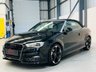 USED 2016 16 AUDI A3 CABRIOLET 1.6 TDI S line Convertible 2dr Diesel Manual Euro 6 (s/s) (Nav) (110 ps) Mythos Black | RS Style Wheels | Heated Seats | Cambelt & Clutch Replaced | ULEZ OK | Low Road Tax