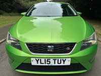 USED 2015 15 SEAT LEON 2.0 TDI FR Hatchback 5dr Diesel Manual Euro 6 (s/s) (184 ps) 1 Former Keeper, Sat Nav