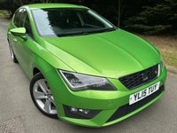 USED 2015 15 SEAT LEON 2.0 TDI FR Hatchback 5dr Diesel Manual Euro 6 (s/s) (184 ps) 1 Former Keeper, Sat Nav