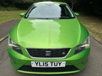 USED 2015 15 SEAT LEON 2.0 TDI FR Hatchback 5dr Diesel Manual Euro 6 (s/s) (184 ps) 1 Former Keeper, Sat Nav