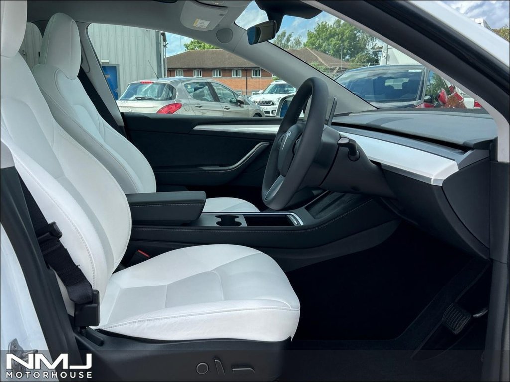 USED 2024 24 TESLA MODEL Y Auto RWD 5dr 9.9%APR VAT Q PRM WHITE INT