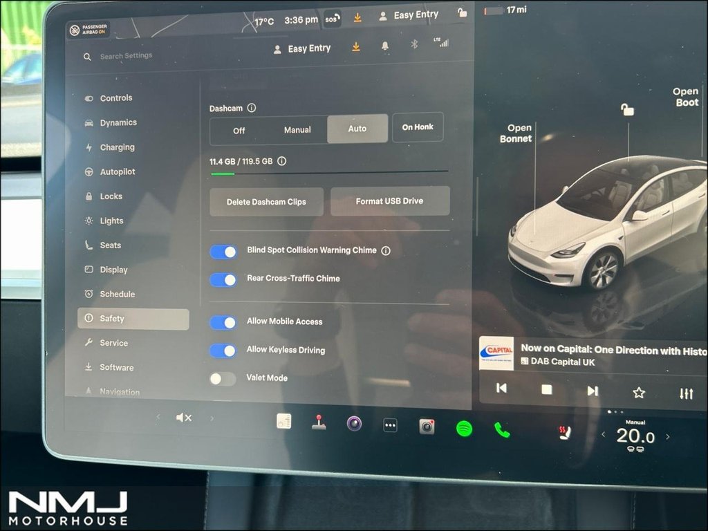 USED 2024 24 TESLA MODEL Y Auto RWD 5dr 9.9%APR VAT Q PRM WHITE INT