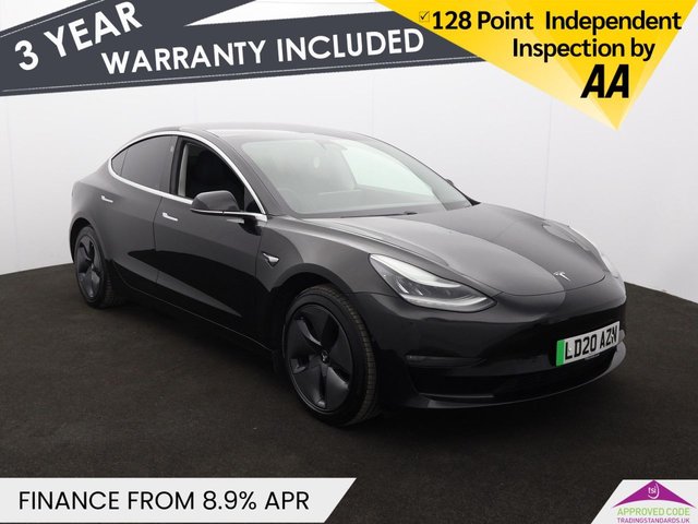 View our Tesla Model 3 (Dual Motor) Long Range Saloon 4dr Electric Auto 4WDE (346 ps)