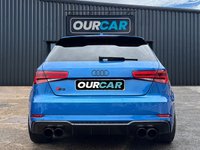 USED 2017 17 AUDI S3 2.0 TFSI Black Edition Hatchback 3dr Petrol S Tronic quattro Euro 6 (s/s) (310 ps) ARA BLUE!