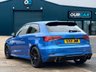 USED 2017 17 AUDI S3 2.0 TFSI Black Edition Hatchback 3dr Petrol S Tronic quattro Euro 6 (s/s) (310 ps) ARA BLUE!