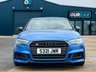 USED 2017 17 AUDI S3 2.0 TFSI Black Edition Hatchback 3dr Petrol S Tronic quattro Euro 6 (s/s) (310 ps) ARA BLUE!