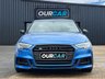 USED 2017 17 AUDI S3 2.0 TFSI Black Edition Hatchback 3dr Petrol S Tronic quattro Euro 6 (s/s) (310 ps) ARA BLUE!