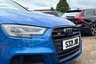 USED 2017 17 AUDI S3 2.0 TFSI Black Edition Hatchback 3dr Petrol S Tronic quattro Euro 6 (s/s) (310 ps) ARA BLUE!
