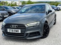 USED 2018 18 AUDI A3 1.5 TFSI CoD Black Edition Saloon 4dr Petrol S Tronic Euro 6 (s/s) (150 ps) 