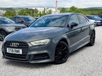 USED 2018 18 AUDI A3 1.5 TFSI CoD Black Edition Saloon 4dr Petrol S Tronic Euro 6 (s/s) (150 ps) 