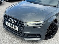 USED 2018 18 AUDI A3 1.5 TFSI CoD Black Edition Saloon 4dr Petrol S Tronic Euro 6 (s/s) (150 ps) 