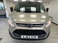 USED 2013 62 FORD TRANSIT CUSTOM 2.2 TDCi 310 Trend Kombi 5dr Diesel Manual L1 H1 (172 g/km, 123 bhp) 