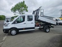 USED 2019 69 FORD TRANSIT 350 LEADER TDCI 170 CREW CAB TIPPER ULEZ FREE ZONE NO VAT 