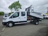 USED 2019 69 FORD TRANSIT 350 LEADER TDCI 170 CREW CAB TIPPER ULEZ FREE ZONE NO VAT 