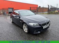 USED 2011 BMW 5 SERIES 2.0 520d M Sport Saloon 4dr Diesel Steptronic Euro 5 (s/s) (184 ps) 12 MONTH' S WARRANTY,