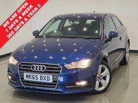 USED 2016 65 AUDI A3 1.6 TDI Sport Hatchback 3dr Diesel Manual Euro 6 (s/s) (Nav) (110 ps) 