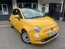 USED 2016 16 FIAT 500 0.9 TwinAir Lounge Hatchback 3dr Petrol Manual Euro 6 (s/s) (85 bhp) 15 INCH ALLOYS // NEW MOT