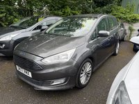 USED 2017 17 FORD GRAND C-MAX 1.5 TDCi Titanium MPV 5dr Diesel Manual Euro 6 (s/s) (120 ps) SERVICE HISTORY, SAT NAV, 2 KEYS, REAR PARKING SENSORS