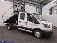 USED 2023 23 FORD TRANSIT 2.0 350 EcoBlue Chassis Double Cab RWD Tipper  L3 Euro 6 (s/s) (130 ps) RAC APPROVED DEALER 200 VANS