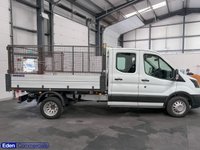 USED 2023 23 FORD TRANSIT 2.0 350 EcoBlue Leader Chassis Double Cab RWD L3 Euro 6 (s/s) (130 ps) Cage Tipper CAGE TIPPER + RAC APPROVED