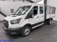 USED 2023 23 FORD TRANSIT 2.0 350 EcoBlue Leader Chassis Double Cab RWD L3 Euro 6 (s/s) (130 ps) Cage Tipper CAGE TIPPER + RAC APPROVED