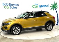 USED 2018 67 VOLKSWAGEN T-ROC 1.0 TSI Design SUV 5dr Petrol Manual Euro 6 (s/s) (115 ps) Lots of Service History, Apple Carplay & Android Auto, Adaptive Cruise, Bluetooth, Park Pilot, Turmeric Yellow with Black Roof & 2 Keys