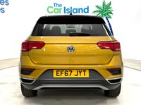 USED 2018 67 VOLKSWAGEN T-ROC 1.0 TSI Design SUV 5dr Petrol Manual Euro 6 (s/s) (115 ps) Lots of Service History, Apple Carplay & Android Auto, Adaptive Cruise, Bluetooth, Park Pilot, Turmeric Yellow with Black Roof & 2 Keys