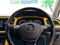 USED 2018 67 VOLKSWAGEN T-ROC 1.0 TSI Design SUV 5dr Petrol Manual Euro 6 (s/s) (115 ps) Lots of Service History, Apple Carplay & Android Auto, Adaptive Cruise, Bluetooth, Park Pilot, Turmeric Yellow with Black Roof & 2 Keys
