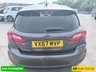 USED 2017 67 FORD FIESTA Grey 1.0T EcoBoost Titanium hatchback, 52,000 miles, Euro 6, ULEZ compliant, Sat Nav, CarPlay/Android Auto, Cruise, 16in alloys, A/C. This 2017 Ford Fiesta Titanium boasts exceptionally low mileage for its age, having covered just 52,000 miles. This popular hatchback is powered by an efficient 1.0 litre petrol engine, meeting Euro 6 emissions standards. The Titanium trim level ensures a well equipped driving experience, featuring the NCAP Pack for enhanced safety, including automatic headlights. Comfort is further assured with Electronic Automatic Temperature Control air conditioning, providing precise climate control. For sea