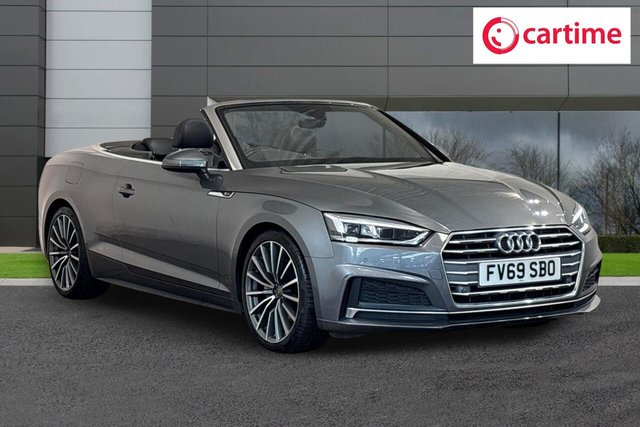 View our Audi A5 Cabriolet 2.0 TDI 40 S line Convertible 2dr Diesel S Tronic Euro 6 (s/s) (190 ps) Parking System Plus, Audi Smartphone Interface, High Gloss Package, Non-Smoking Package, MMI Navigation