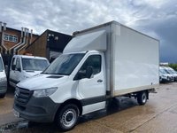 USED 2021 21 MERCEDES-BENZ SPRINTER 2.1 316 CDI PROGRESSIVE L3 LUTON BOX HALF CURTAINSIDER RWD 160BHP. EURO 6 ULEZ. RARE BODY. FINANCE. PX. RARE BOX BODY. HALF CURTAINSIDER. FINANCE. PX.