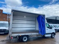 USED 2021 21 MERCEDES-BENZ SPRINTER 2.1 316 CDI PROGRESSIVE L3 LUTON BOX HALF CURTAINSIDER RWD 160BHP. EURO 6 ULEZ. RARE BODY. FINANCE. PX. RARE BOX BODY. HALF CURTAINSIDER. FINANCE. PX.