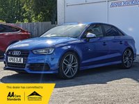 USED 2015 03 AUDI S3 2.0 TFSI Saloon 4dr Petrol Manual quattro Euro 6 (s/s) (300 ps) HEATED SEATS + CRUISE CONTROL