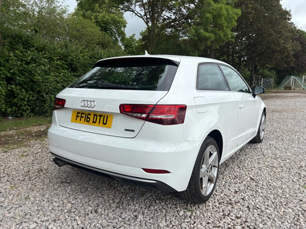 USED 2016 16 AUDI A3 2.0 TFSI Sport Hatchback 3dr Petrol S Tronic quattro Euro 6 (s/s) (190 ps) &pound;Zero DEPOSIT FINANCE