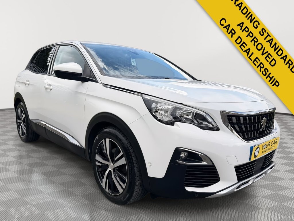 USED 2018 67 PEUGEOT 3008 1.6 BlueHDi Allure SUV 5dr Diesel EAT Euro 6 (s/s) (120 ps) 1 OWNER FROM NEW 2 KEYS SH