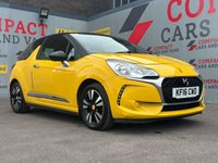 USED 2016 16 DS AUTOMOBILES DS 3 1.2 PureTech Chic Hatchback 3dr Petrol Manual Euro 6 (82 ps) 